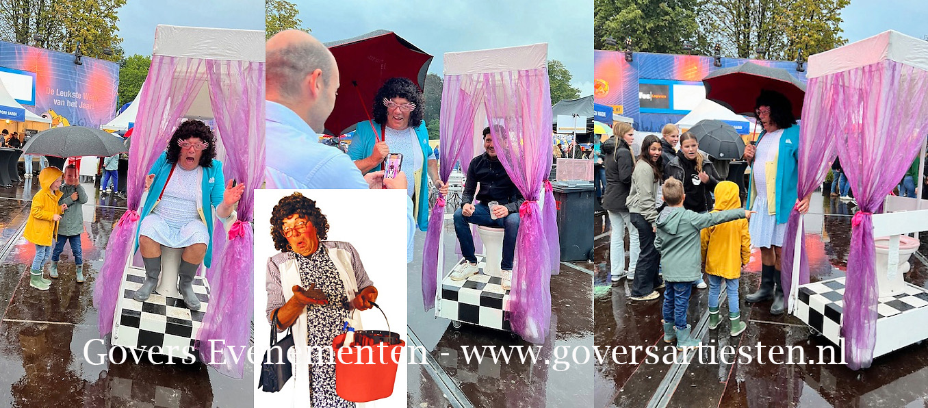 Acteur inhuren, typetjes, humor, komisch duo, artiesten boeken, mimespeler, mime, straattheater, thema entertainment, acteurs, komische types, vrolijk entertainment, artiestenbureau, animatie acteur, animatieact, act, openingsact, gasten verwelkomen, speech houden, actrices inhuren, Govers Evenementen, www.goversartiesten.nl