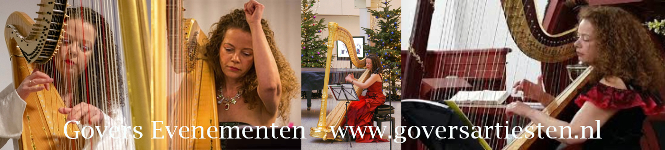 Harp muziek, Klassieke muziek, muzikant boeken, sfeermuziek voor bruiloft, kerk, concert muziek, Govers Evenementen